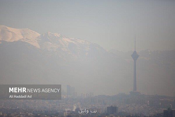 آلودگی هوا در تهران تشدید شد