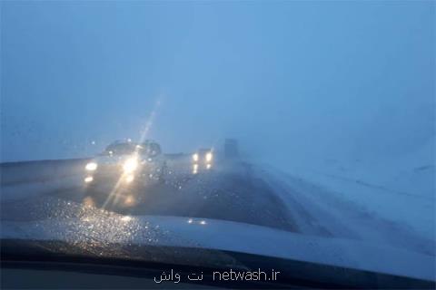 باران و برف در البرز و زاگرس، كولاك و لغزندگی در جاده های شمال