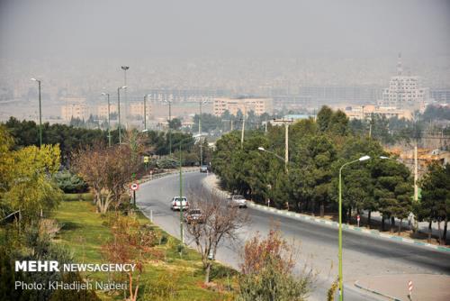 شاخص هوای اصفهان در۷ایستگاه بر مدار قرمز ونارنجی