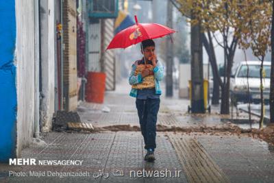 پیشبینی بارش باران برای 17 استان در روز طبیعت