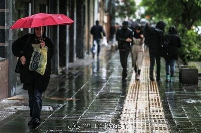 رگبار و رعد و برق و وزش باد شدید در 12 استان