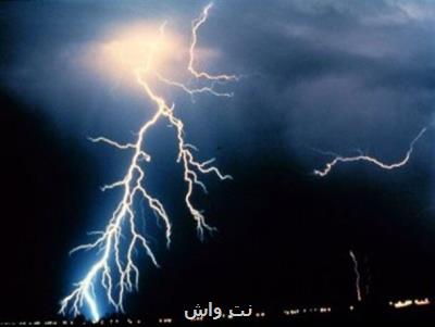 شروع رگبار و رعد و برق در بعضی استانهای کشور از امروز