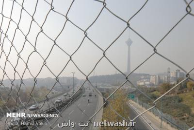 هوای تهران برای چهلمین بار امسال ناسالم شد