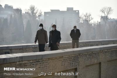 هوای اصفهان آلوده است