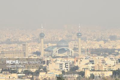 شاخص هوای اصفهان در همه مناطق شهر قرمز و نارنجی است