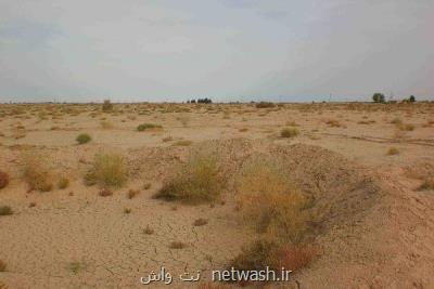 کانون های فرسایش خاک در استان سمنان
