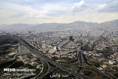 هوای پایتخت در بازه قابل قبول قرار دارد