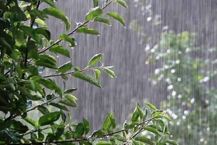 بارش پراکنده باران در شمال کشور