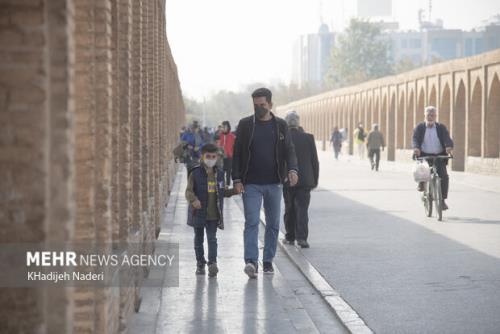 هوای اصفهان برای هشتمین روز پی در پی در وضعیت قرمز است