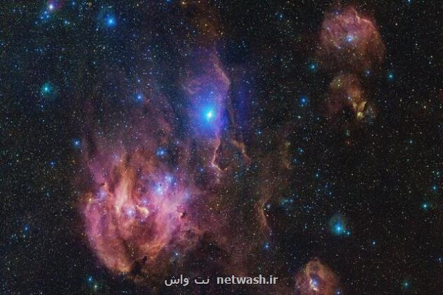 عکس تلسکوپ بسیار بزرگ از یک بوقلمون کیهانی درحال فرار!