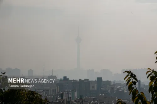 هوای تهران در مرز آلودگی است