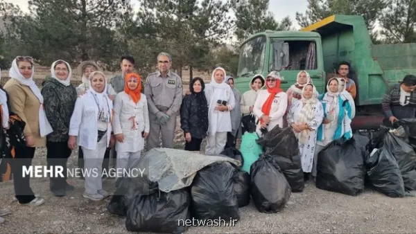 شاهرود نماد فرهنگ زیست محیطی با مشارکت بانوان در پاکسازی طبیعت