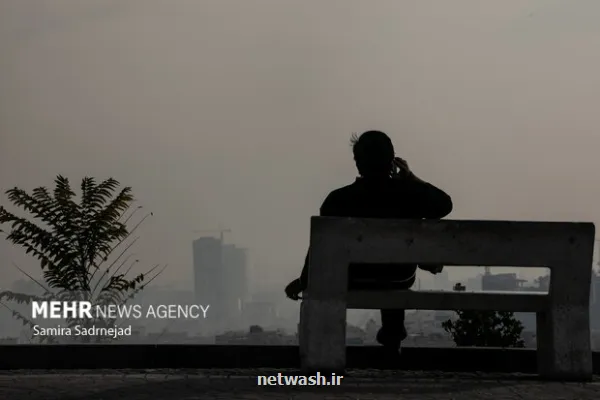 وضعیت هوای تهران بازهم قرمز ذرات معلق دست از سر پایتخت بر نمی دارند