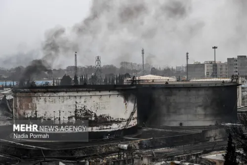 انتشار ۵۳ هزار تن CO2 در پی حمله به انبار نفت کرج