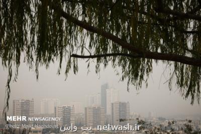 احتمال ناسالم شدن هوای تهران برای گروه های حساس