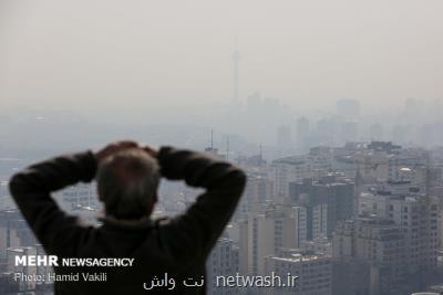 هوای ناسالم در بعضی مناطق پایتخت، تداوم آلودگی تا فردا