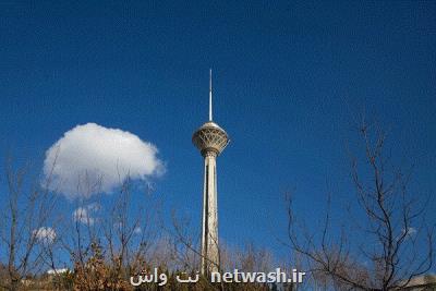 پایداری هوای قابل قبول طی هفته روز گذشته در تهران