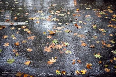 كاهش ۵ تا ۱۰ درجه ای دما در نوار شمالی