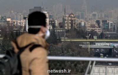 كاهش ناگهانی كیفیت هوا در تهران